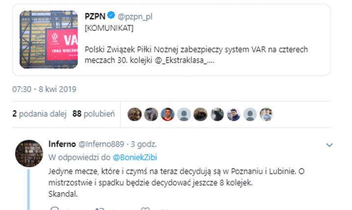 Tak Boniek tłumaczy  wybór meczów z VARem w 30. kolejce! :D